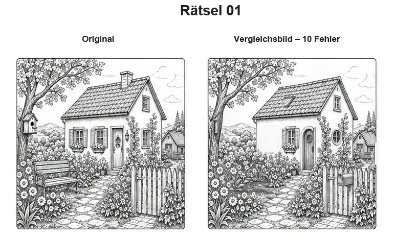 Muster eines 10-Fehler-Suchbildes